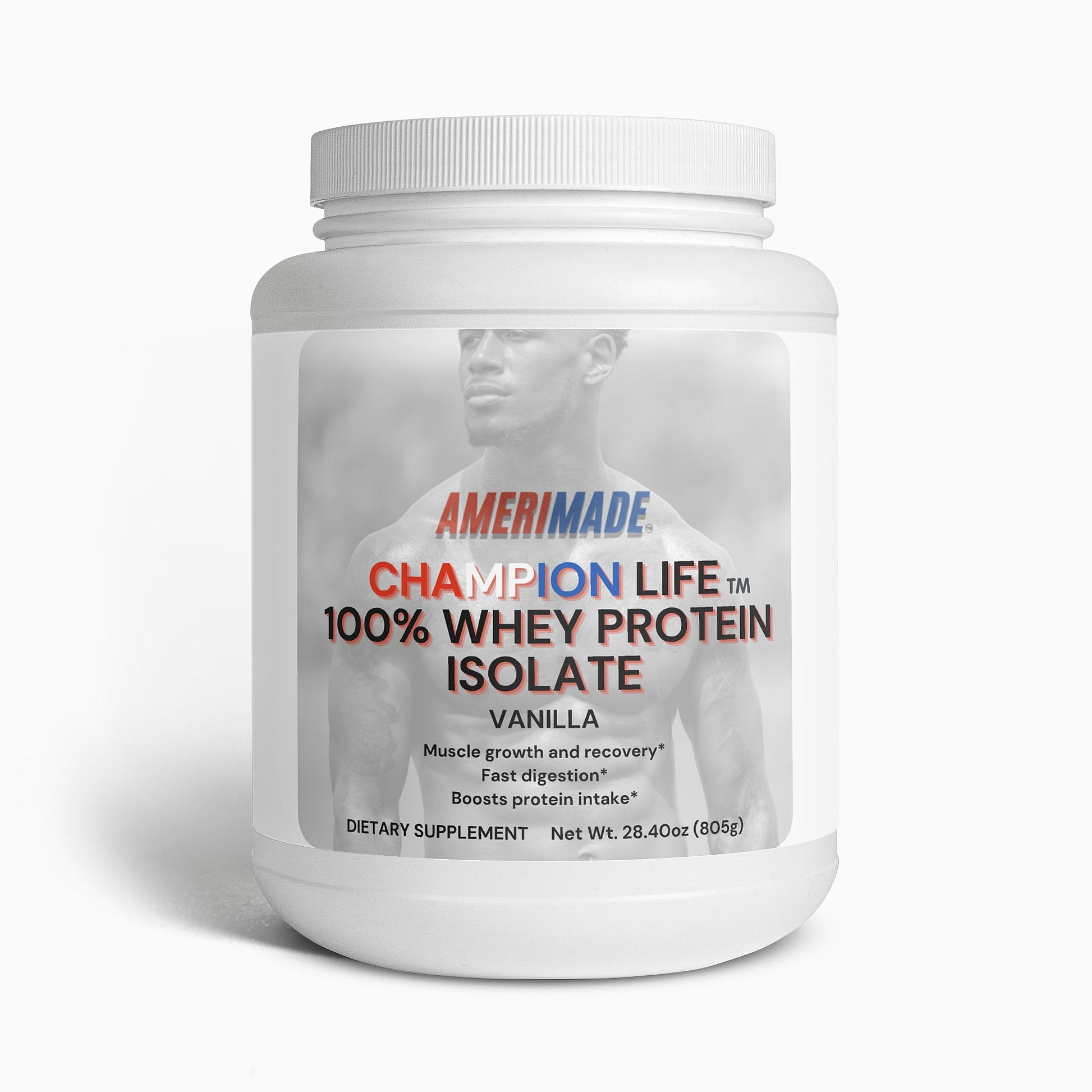 CHAMPION LIFE© 100% Whey Protein Isolate (Vanilla) AMERIMADE