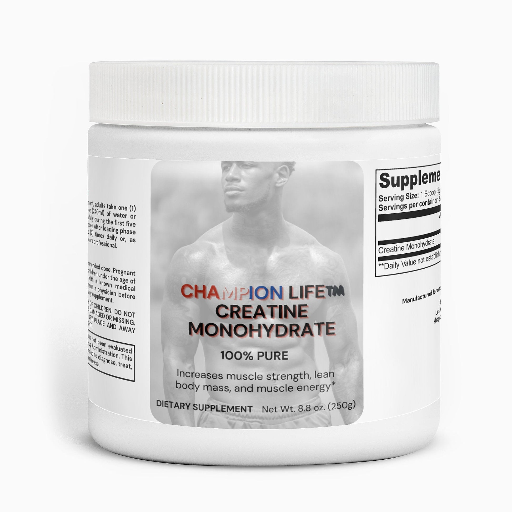 CHAMPION LIFE™️ Creatine Monohydrate AMERIMADE