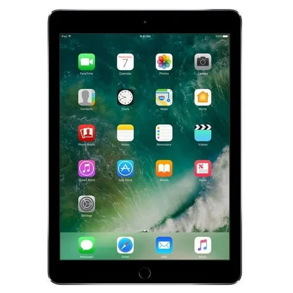 iPad displaying app icons on a white background