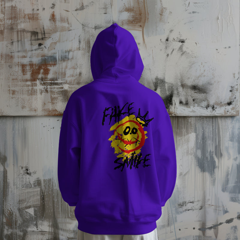 Fake Smile Hoodie - Organic Hu$tle Organic Hu$tle