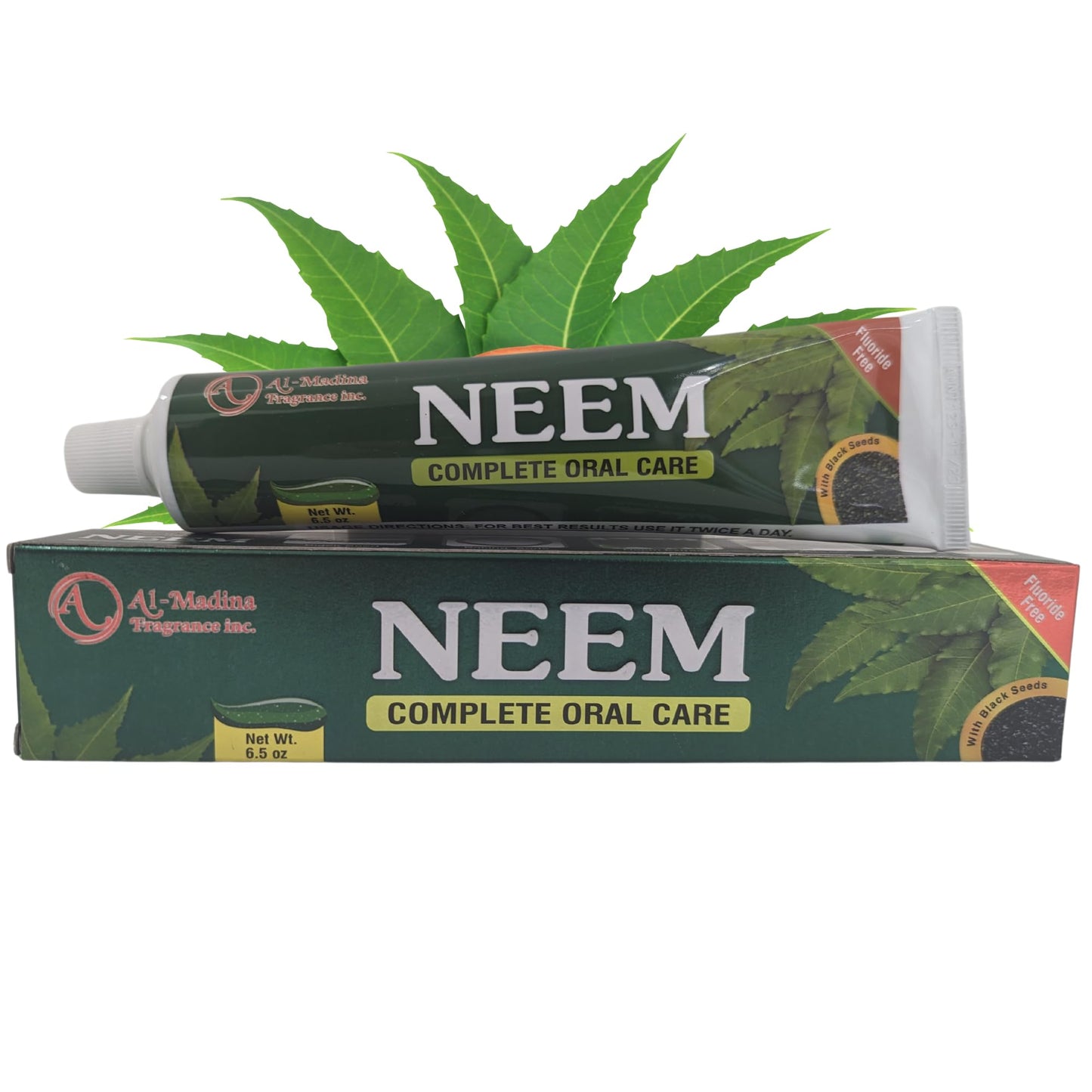 Neem & Black Seed Toothpaste - Pack of 3 - with Mint Oil (Halal)