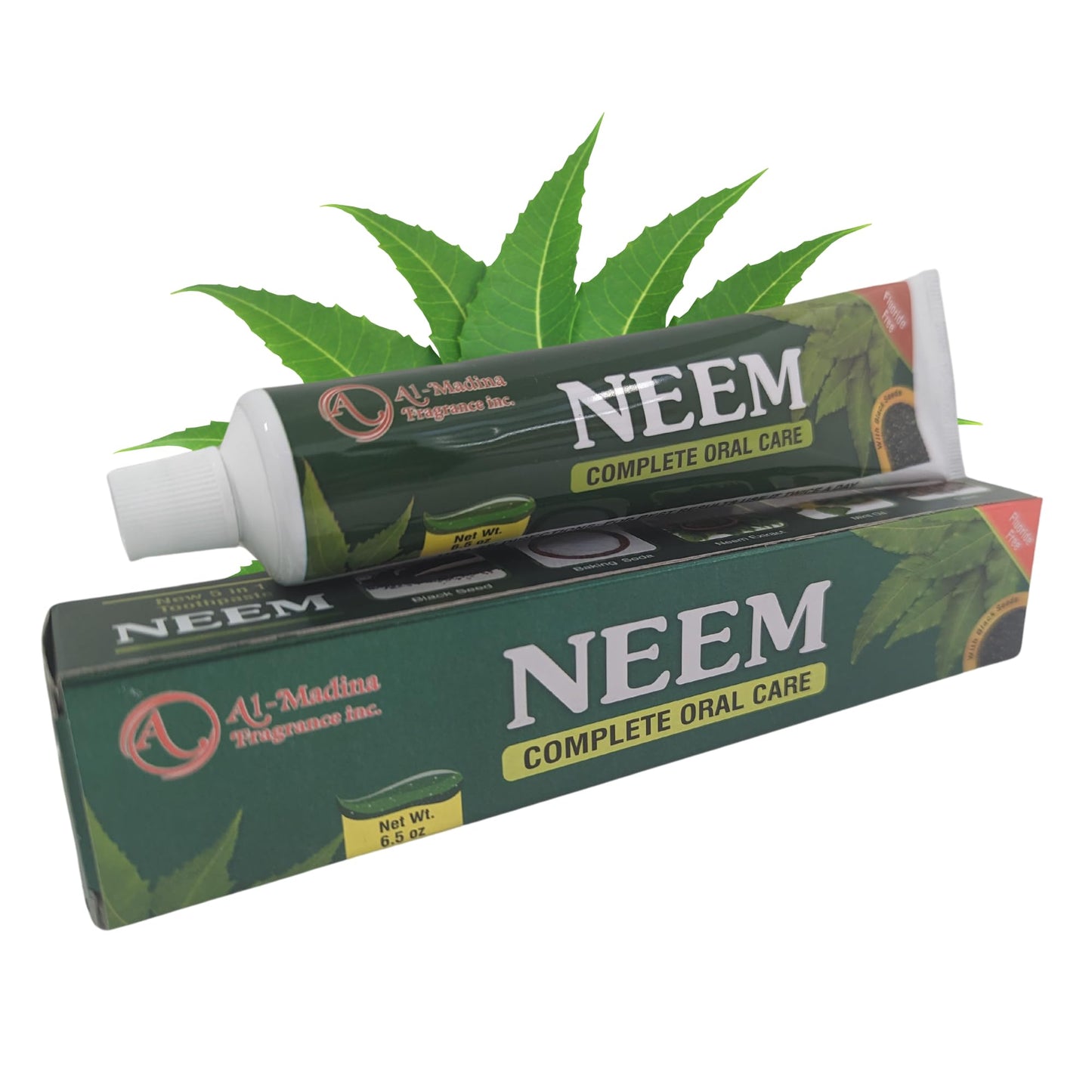 Neem & Black Seed Toothpaste - Pack of 3 - with Mint Oil (Halal)