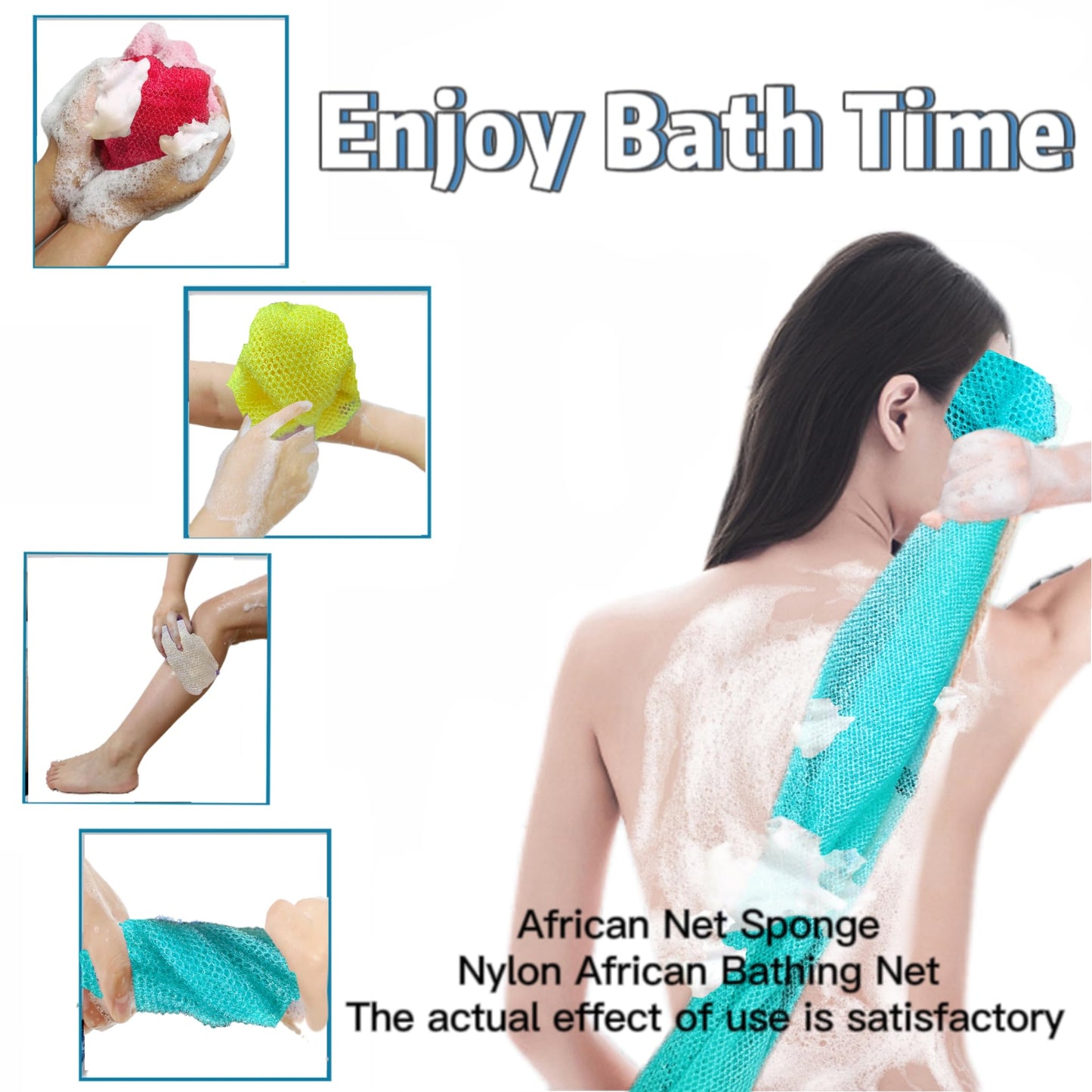 4 Piece African Net Sponge