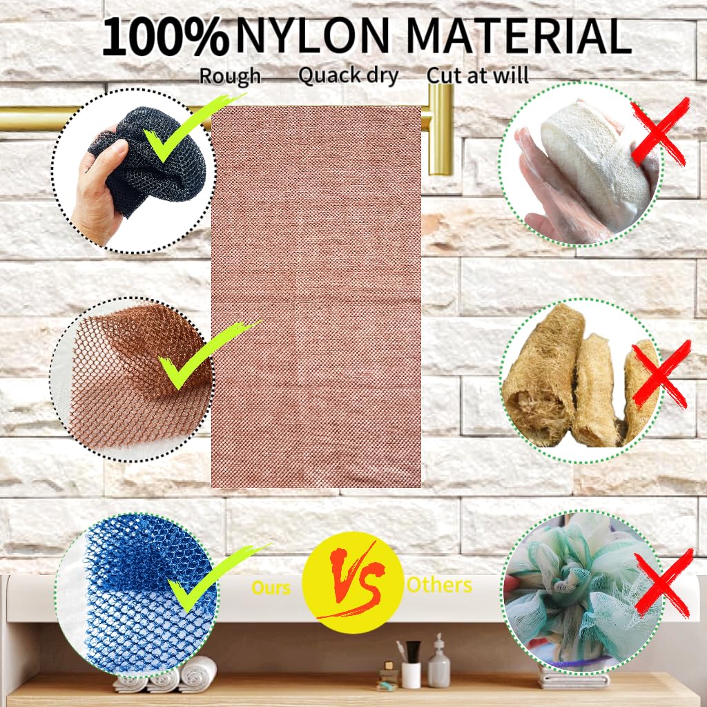 4 Piece African Net Sponge
