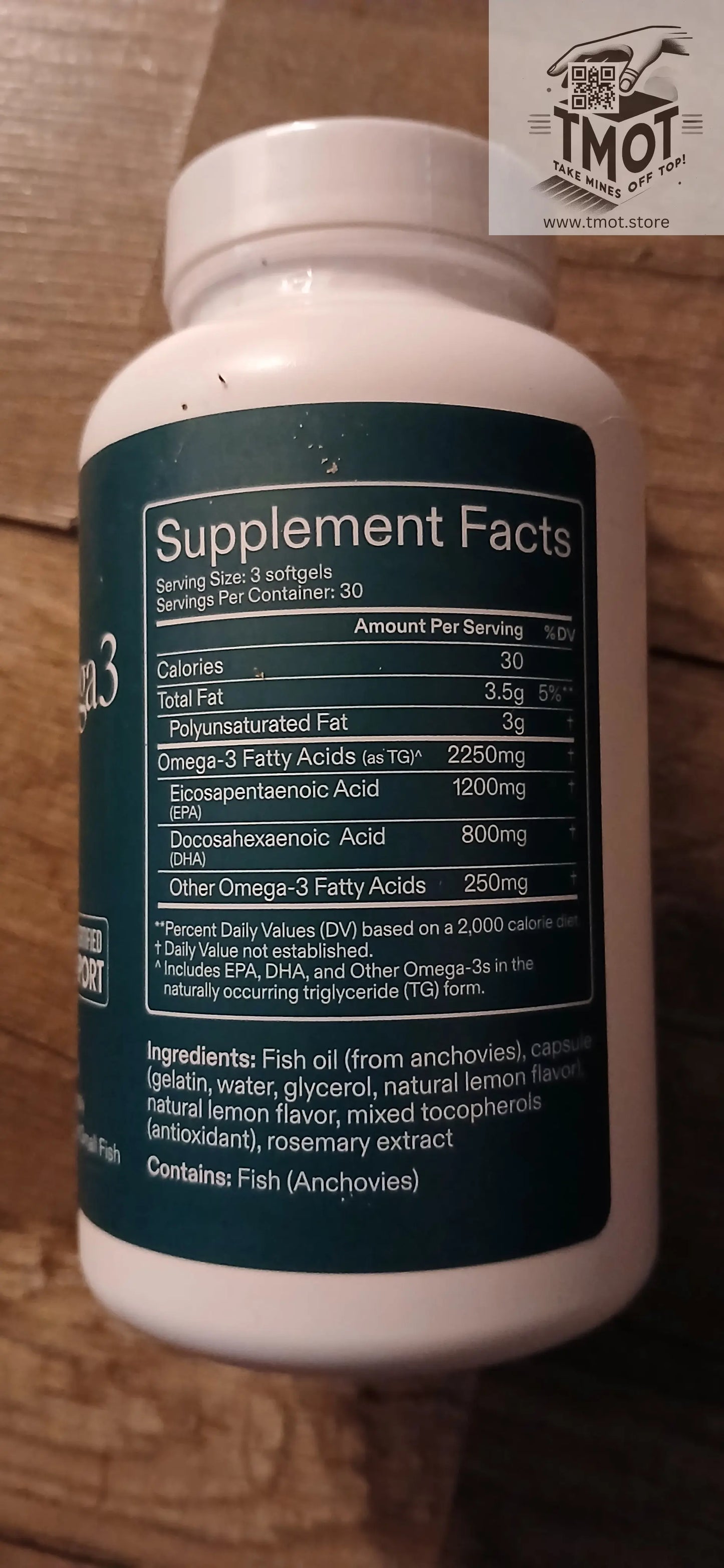 AG Omega 3 Dietary Supplement tmot.store