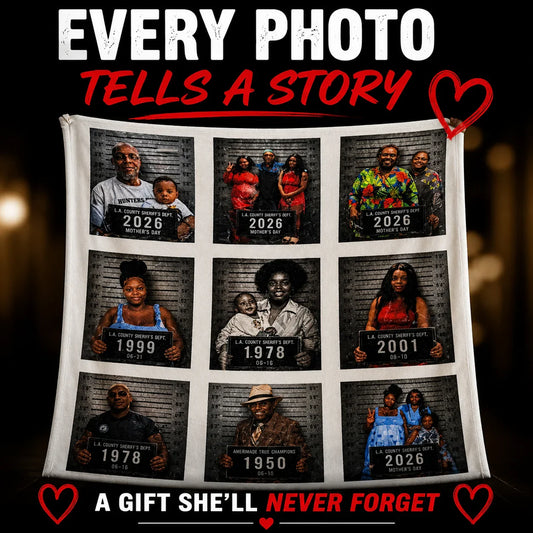 AMERIMADE Legacy Blanket™ – Personalized Father's Day Gift