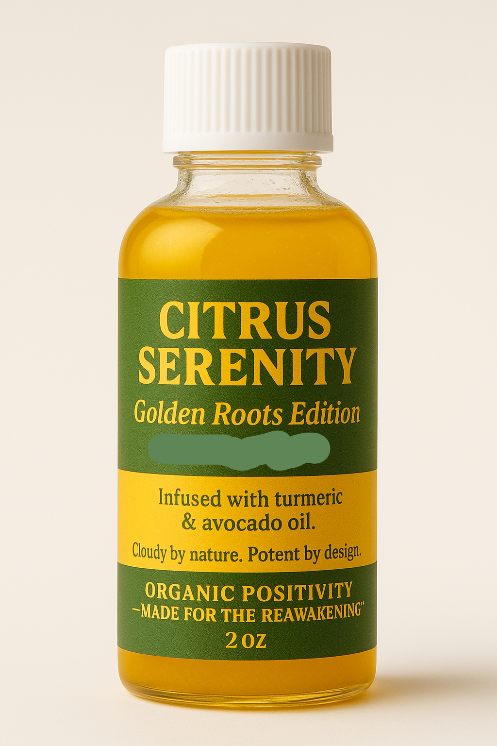 Citrus Serenity 100% Organic Body Oil- 2oz