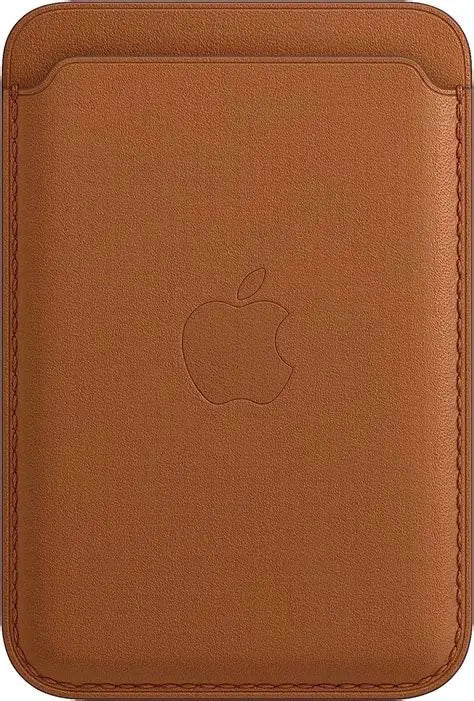Apple iPhone Leather Wallet with MagSafe – Golden Brown (Genuine OEM) tmot.store