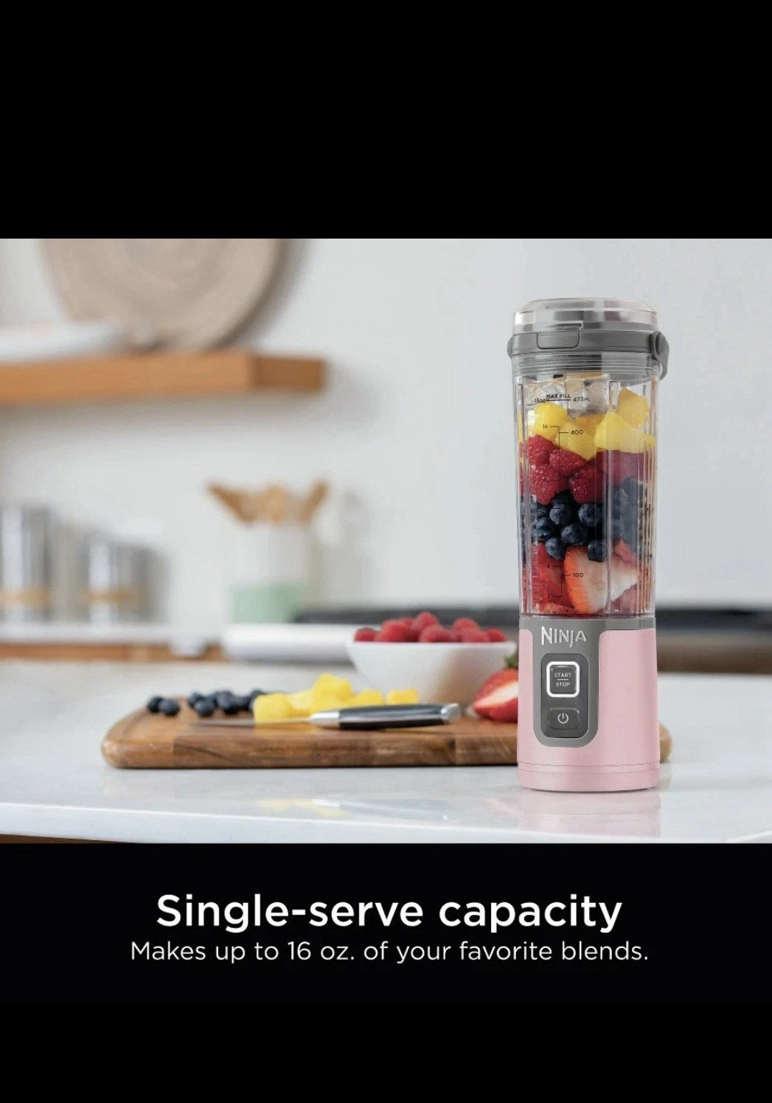 Ninja Blast 16 oz Portable Blender with Leak Proof Lid Easy Sip Spout PINK NEW tmot.store