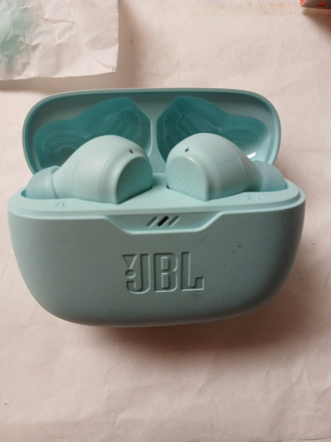 JBL 2-Set Player Combo – Vibe Beam 2 True Wireless Earbuds (White + Blue, Open Box / New) tmot.store