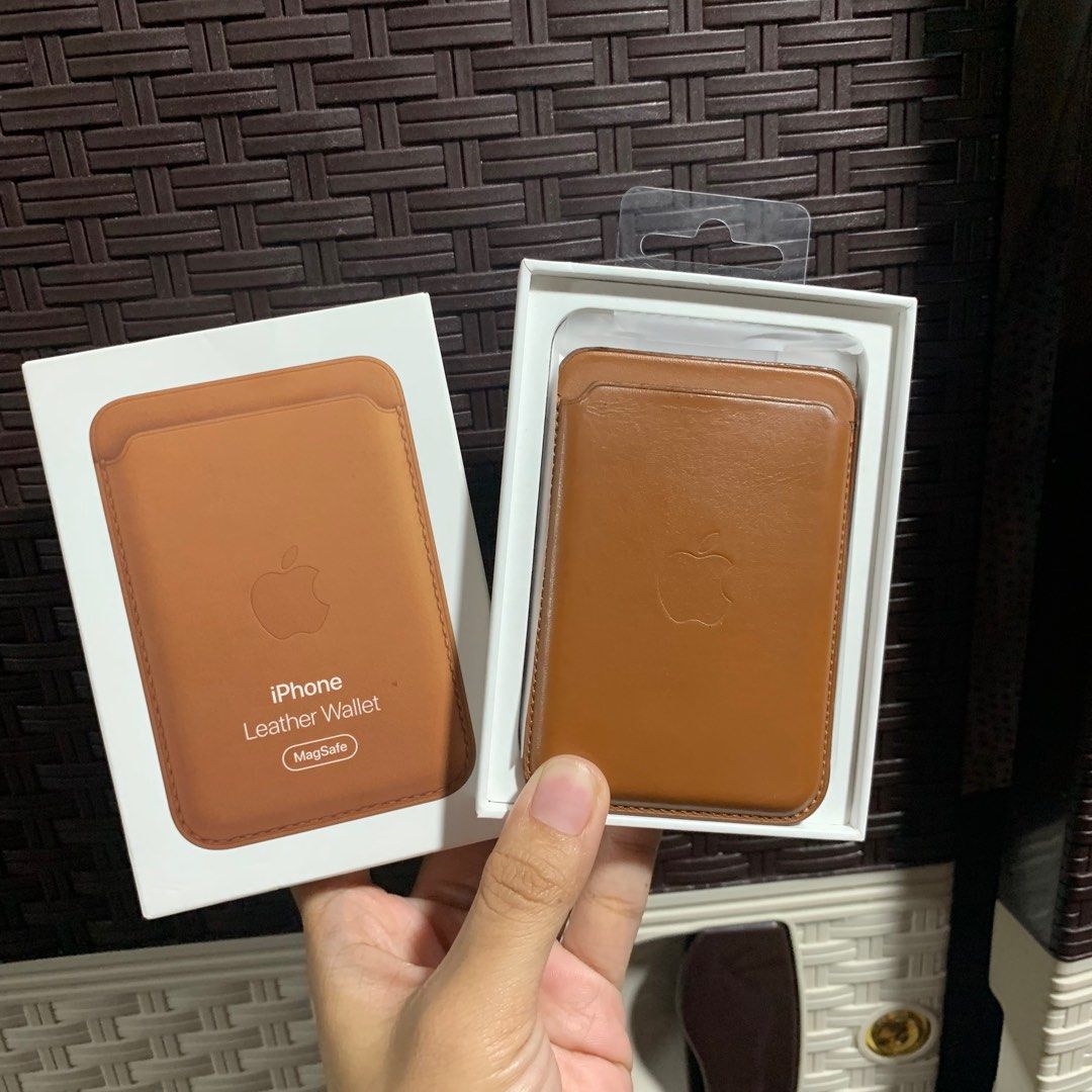 Apple iPhone Leather Wallet with MagSafe – Golden Brown (Genuine OEM) tmot.store