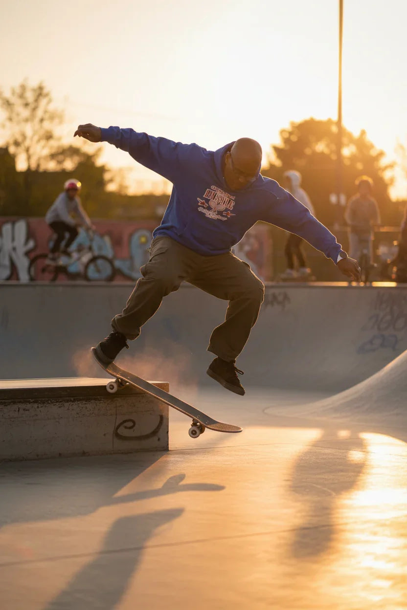 Man Skateboarding
