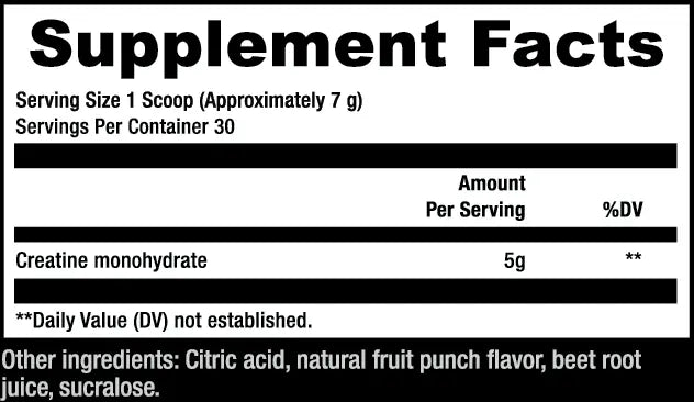 SCULPTnation Creatine (Fruit Punch)