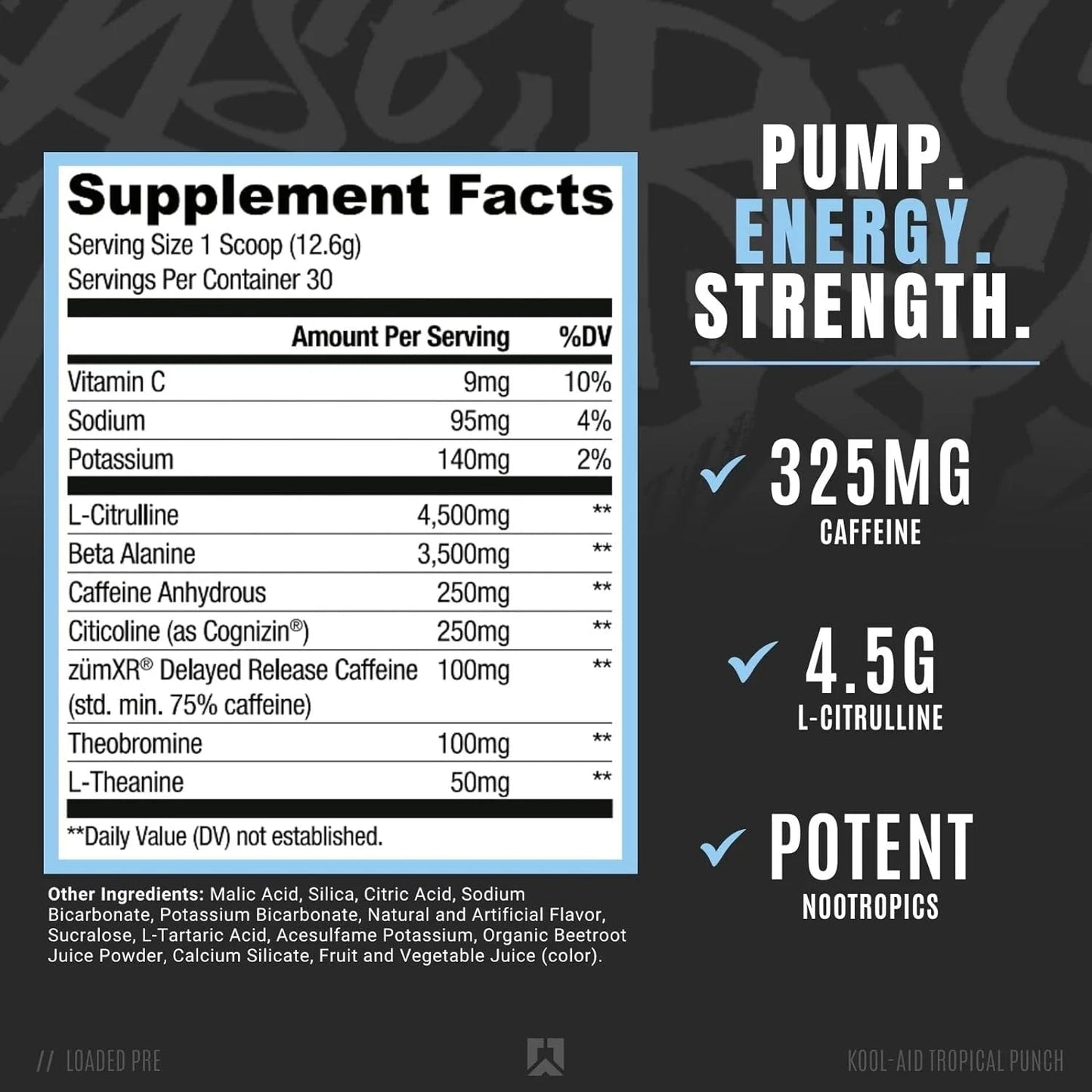 RYSE Kool‑Aid Loaded Pre‑Workout (14.7oz.) tmot.store