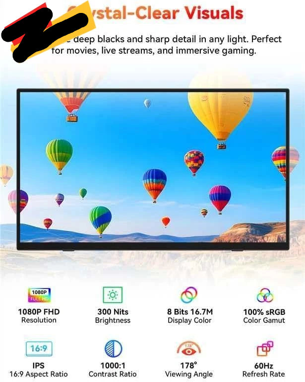 🖥️ Hotyear 15.6″ 4K UHD Portable Monitor tmot.store