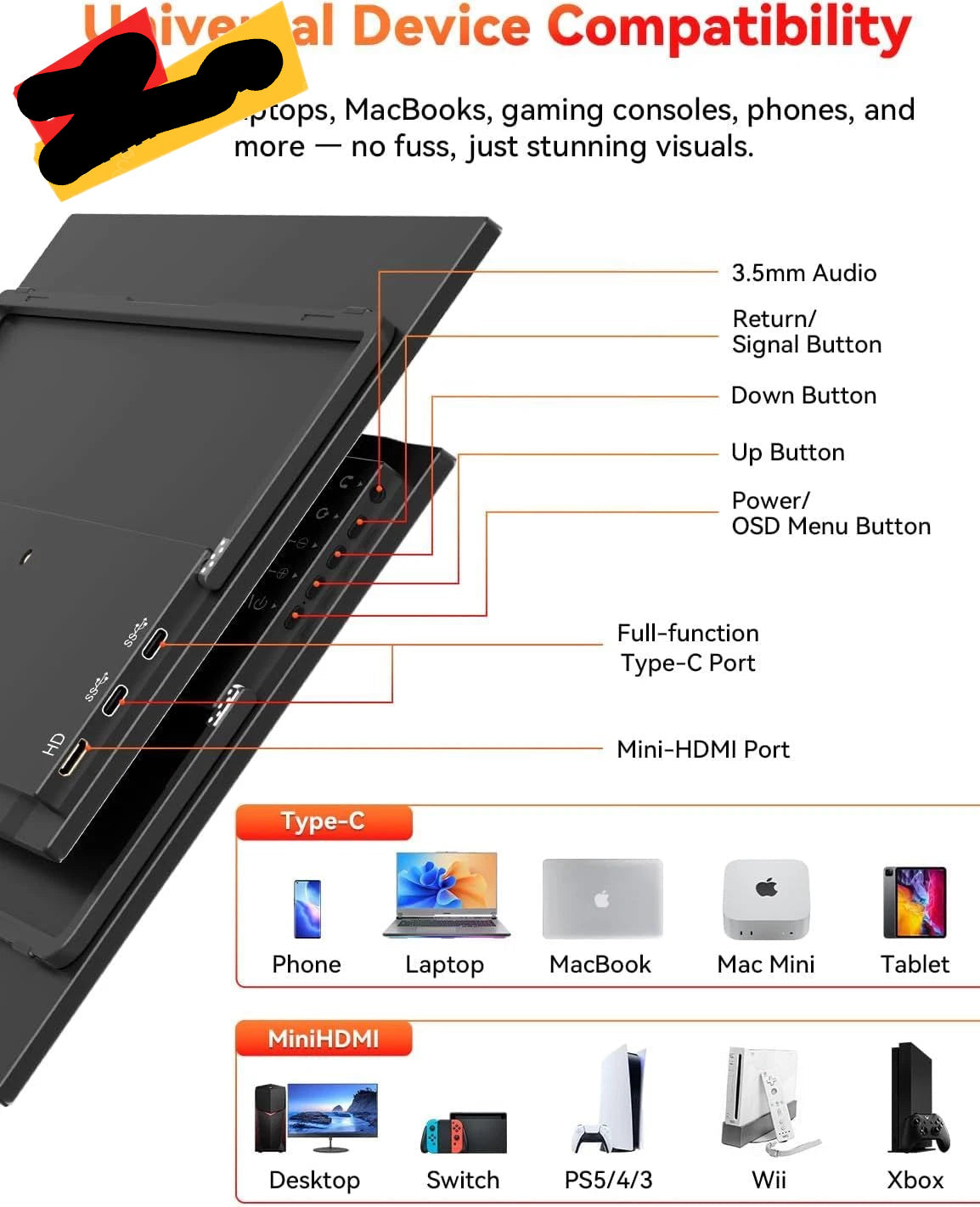 🖥️ Hotyear 15.6″ 4K UHD Portable Monitor tmot.store