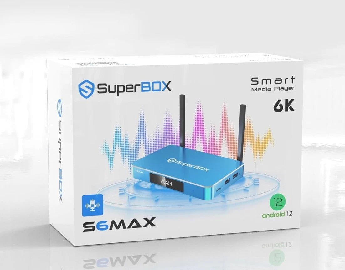 SuperBOX S6 MAX – 6K Smart Media Player (Android 12) tmot.store