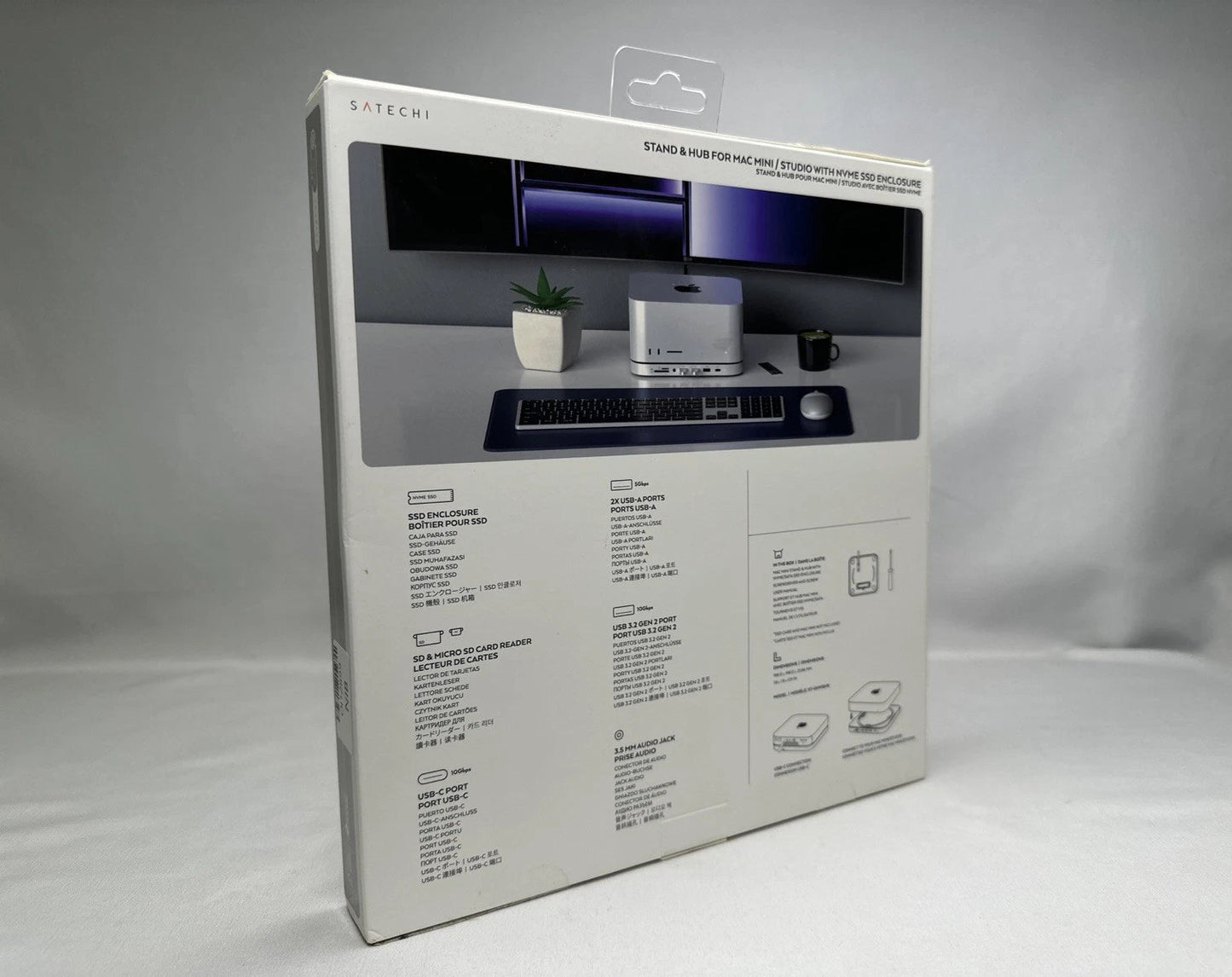 Satechi Stand & Hub for Mac Mini / Studio (NVMe SSD Enclosure) — Brand New, No Box tmot.store