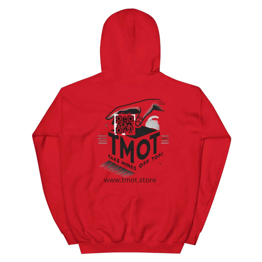 Red Take Mine's All-Hood Hoodie back view
