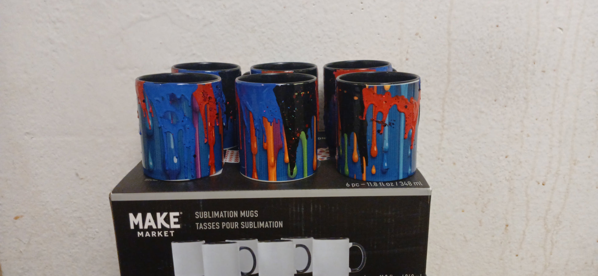 Sublimation + Tripple Drip Coffee Mugs (6 Mug Box Set) tmot.store