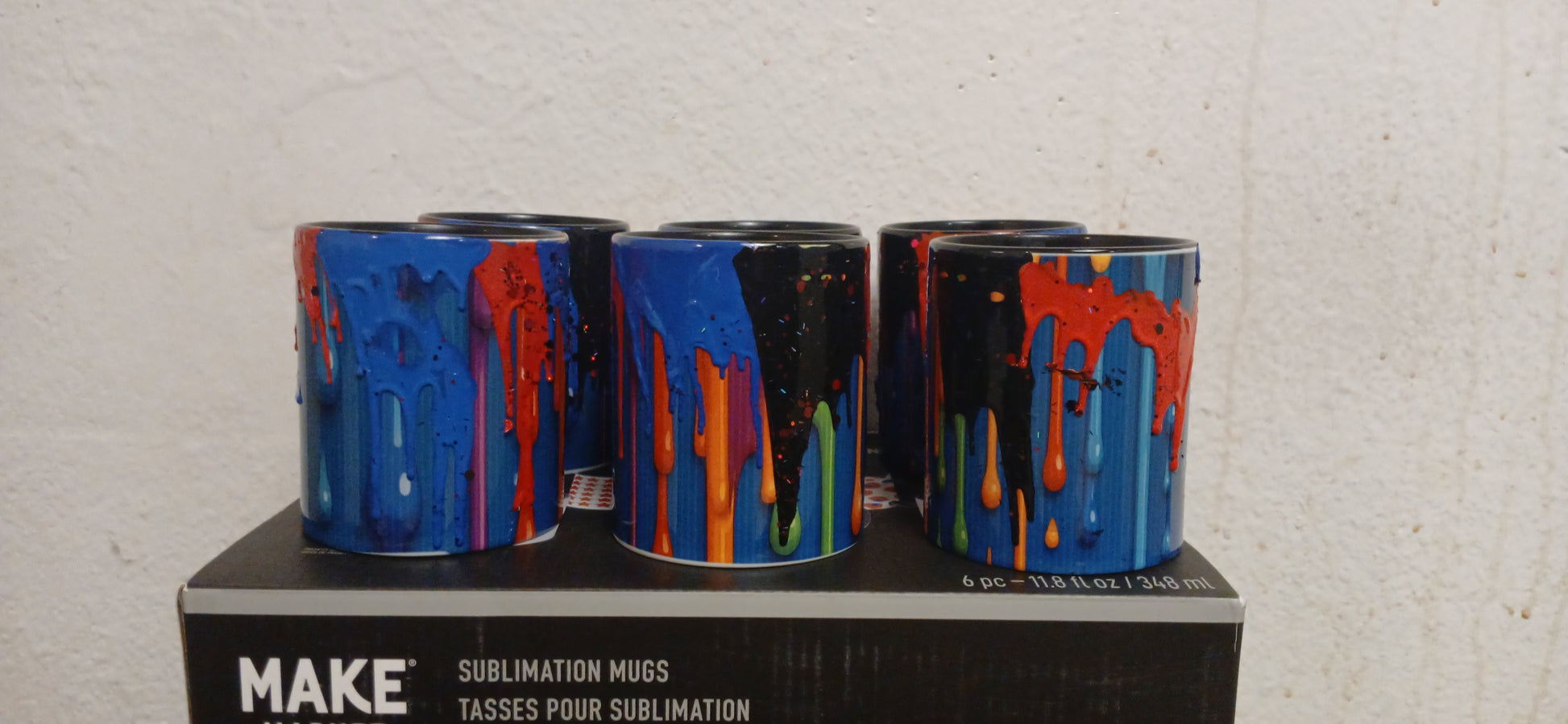 Sublimation + Triple Drip Coffee Mugs (6 Mug Box Set) tmot.store
