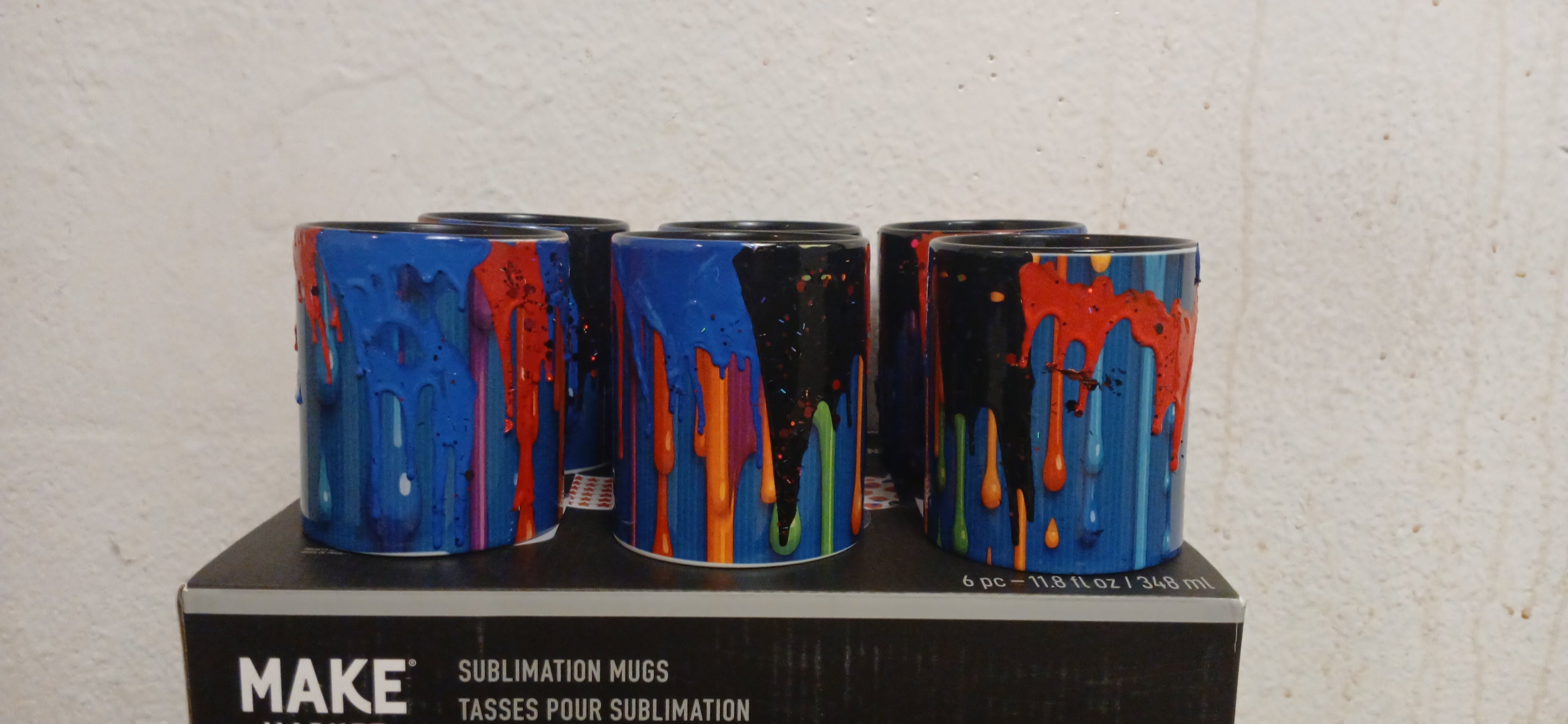 Sublimation + Triple Drip Coffee Mugs (6 Mug Box Set) tmot.store