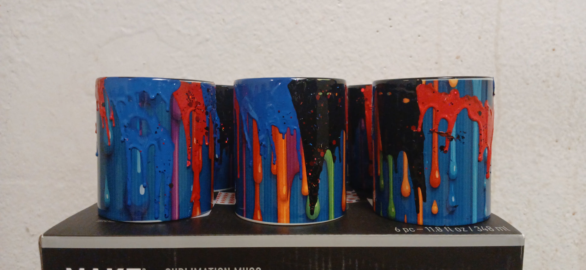 Sublimation + Triple Drip Coffee Mugs (6 Mug Box Set) tmot.store