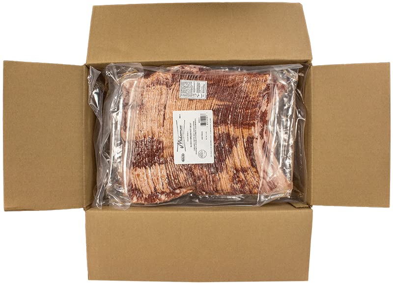 Halal Hickory Smoked Breakfast Beef Strips Midamar (5 lb.)/ (15lb.)