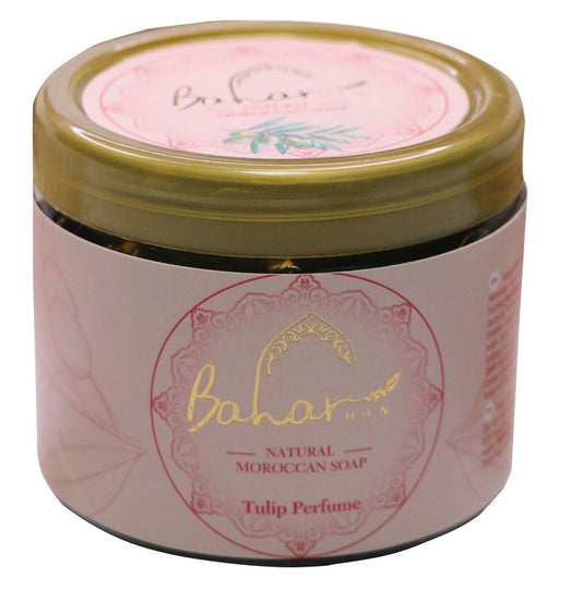 Moroccan Black Soap With Tulip Essential Oil - 450 gr / 15.87 oz