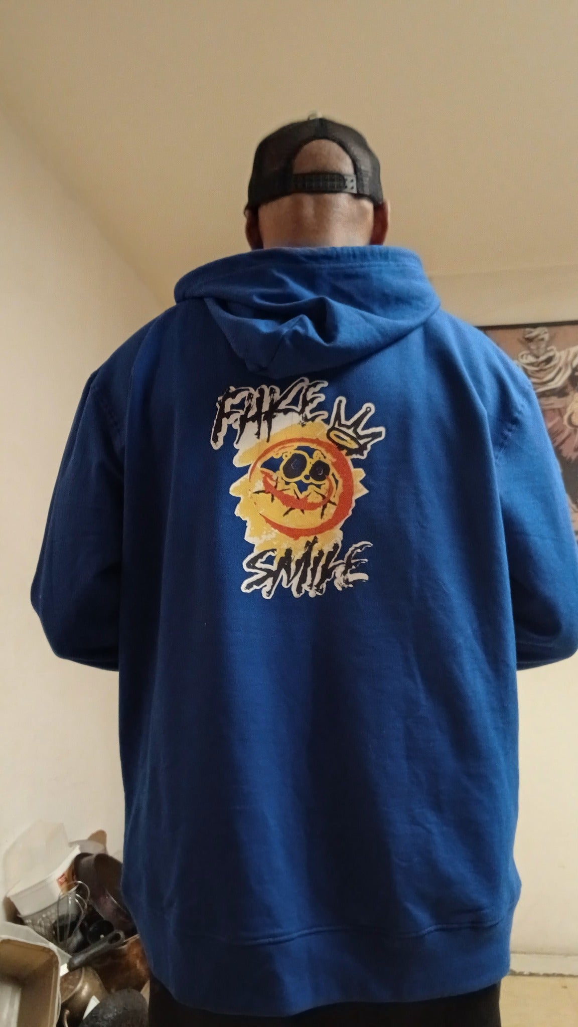 Fake Smile Hoodie - Organic Hu$tle Organic Hu$tle