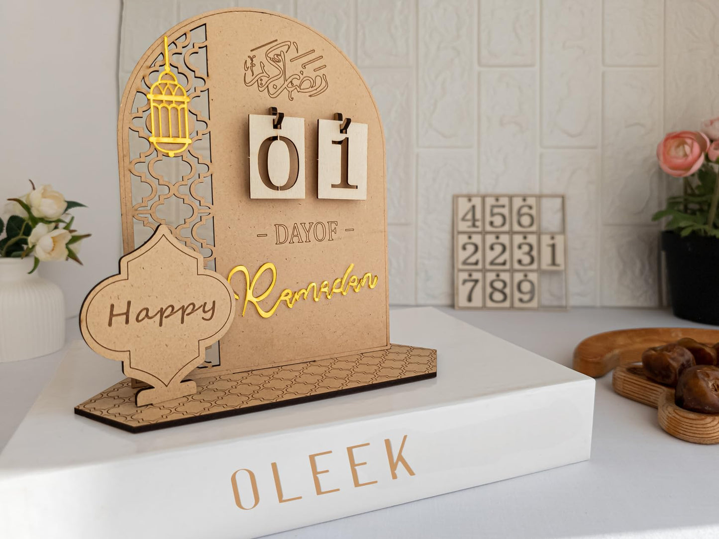 OLEEK Ramadan Countdown Calendar – 2025 Ramadan Decor & Gifts for Kids