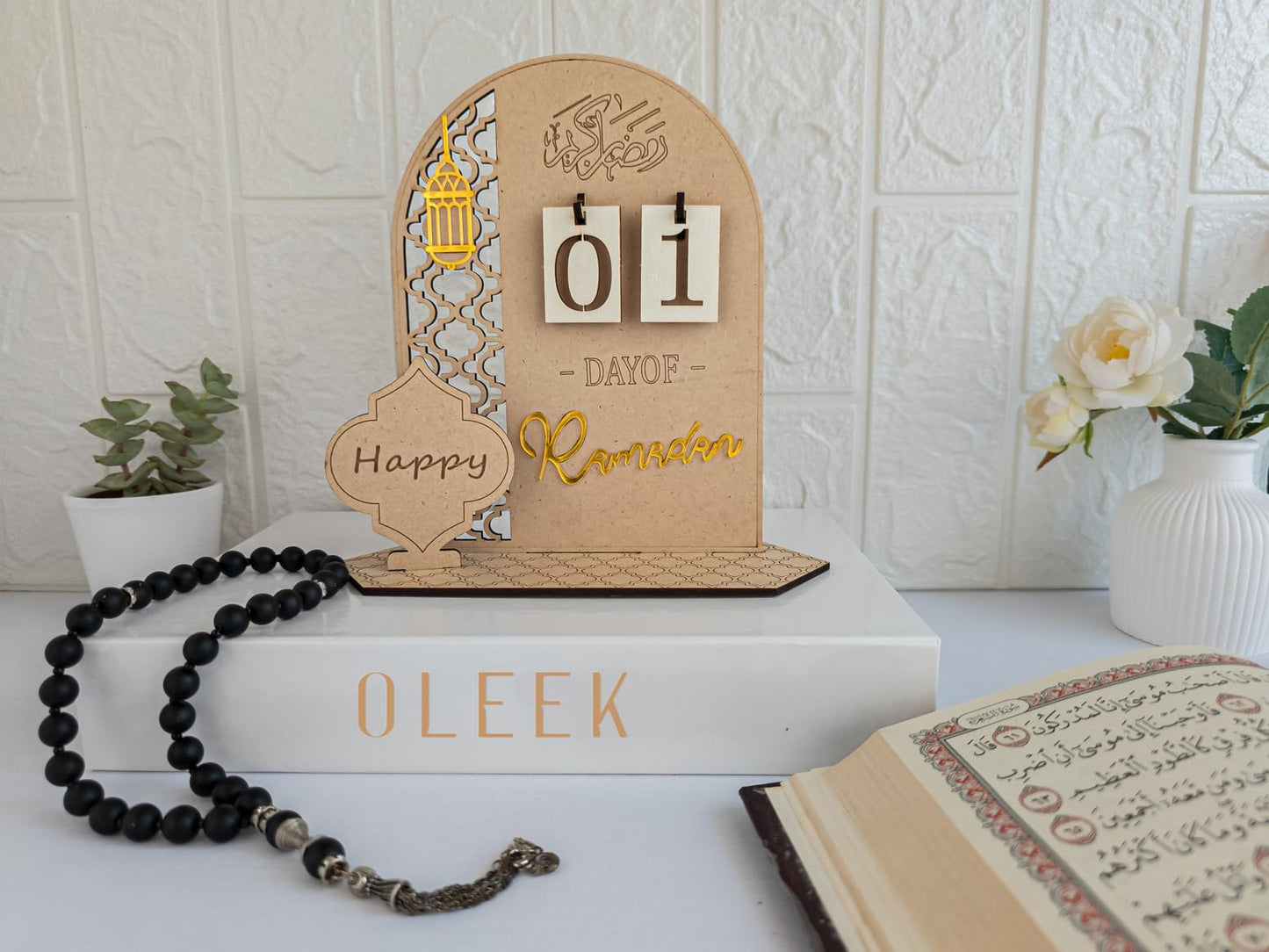 OLEEK Ramadan Countdown Calendar – 2025 Ramadan Decor & Gifts for Kids