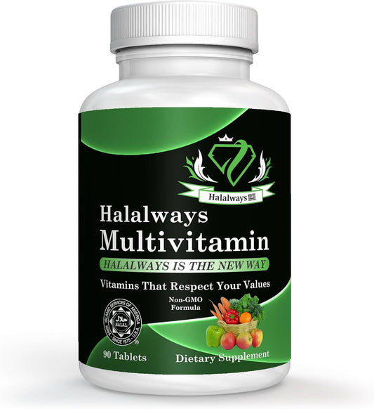 Halalways Certified Halal Multivitamin – Immune & Health Support