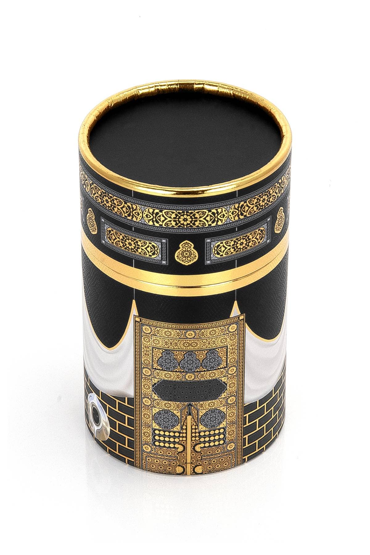 Ihvan Muslim Prayer Rug & Beads Gift Set – Elegant Black Sajadah