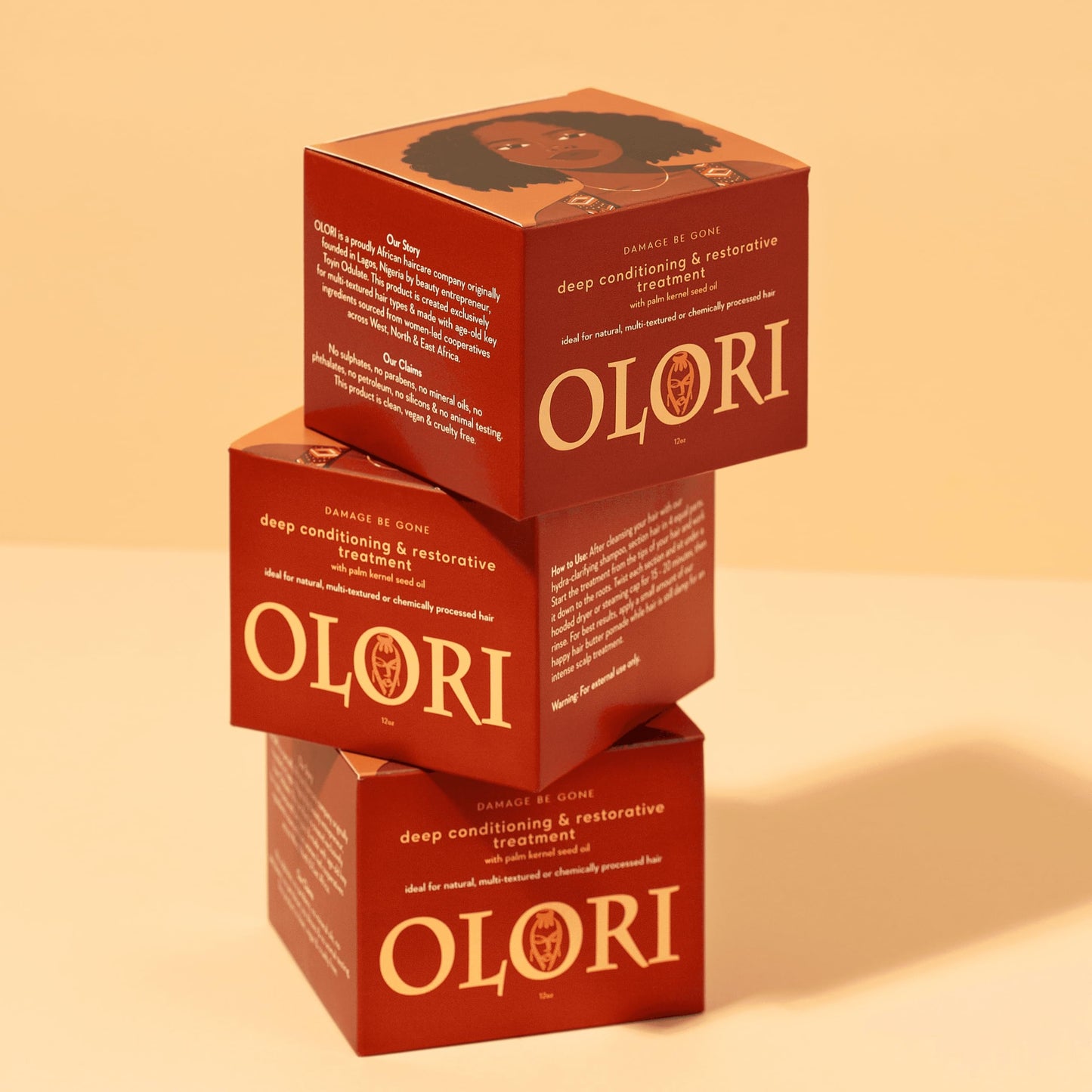 Olori Deep Conditioning & Restorative Treatment - with Palm Kernel Seed Oil (Batana Oil)