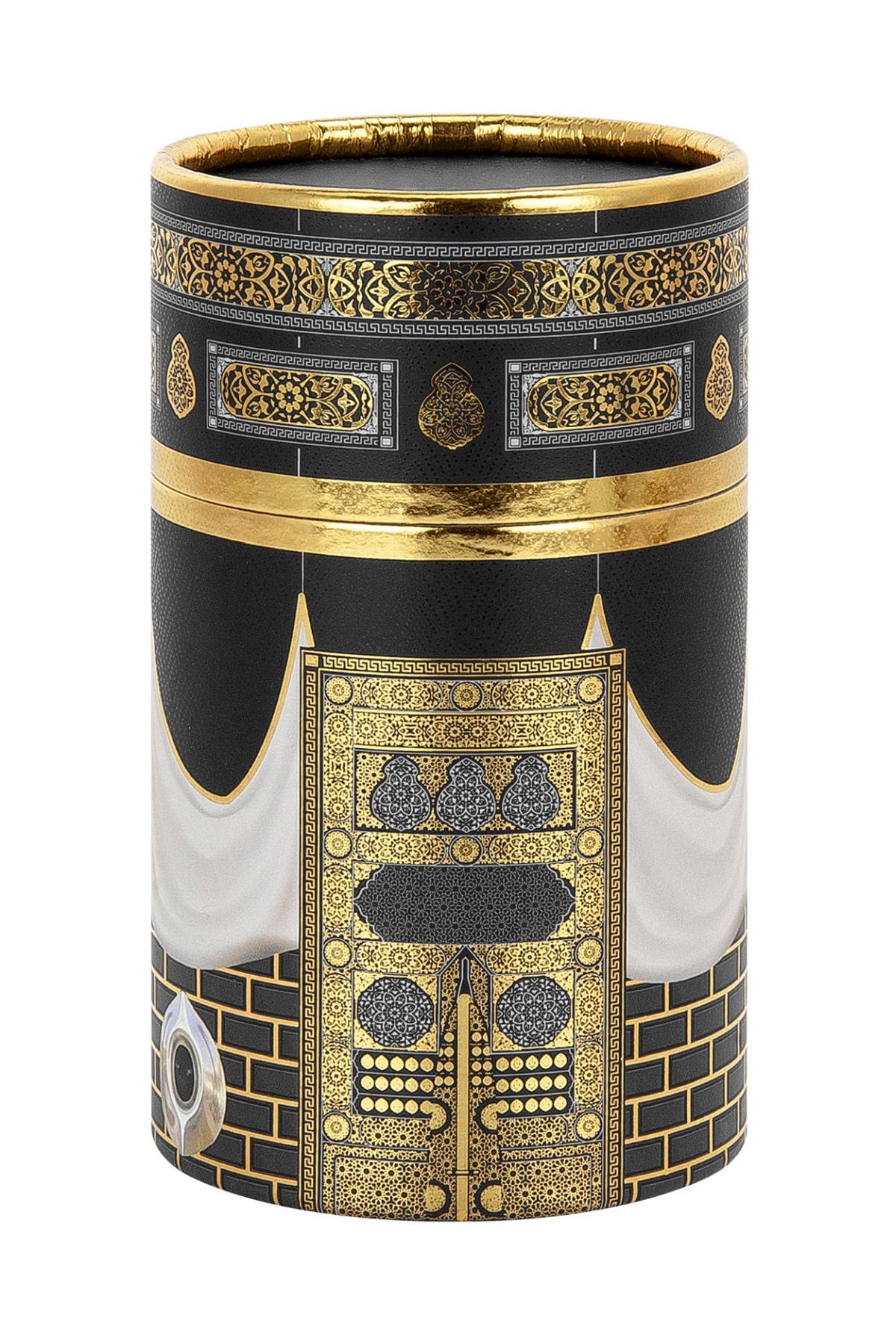 Ihvan Muslim Prayer Rug & Beads Gift Set – Elegant Black Sajadah