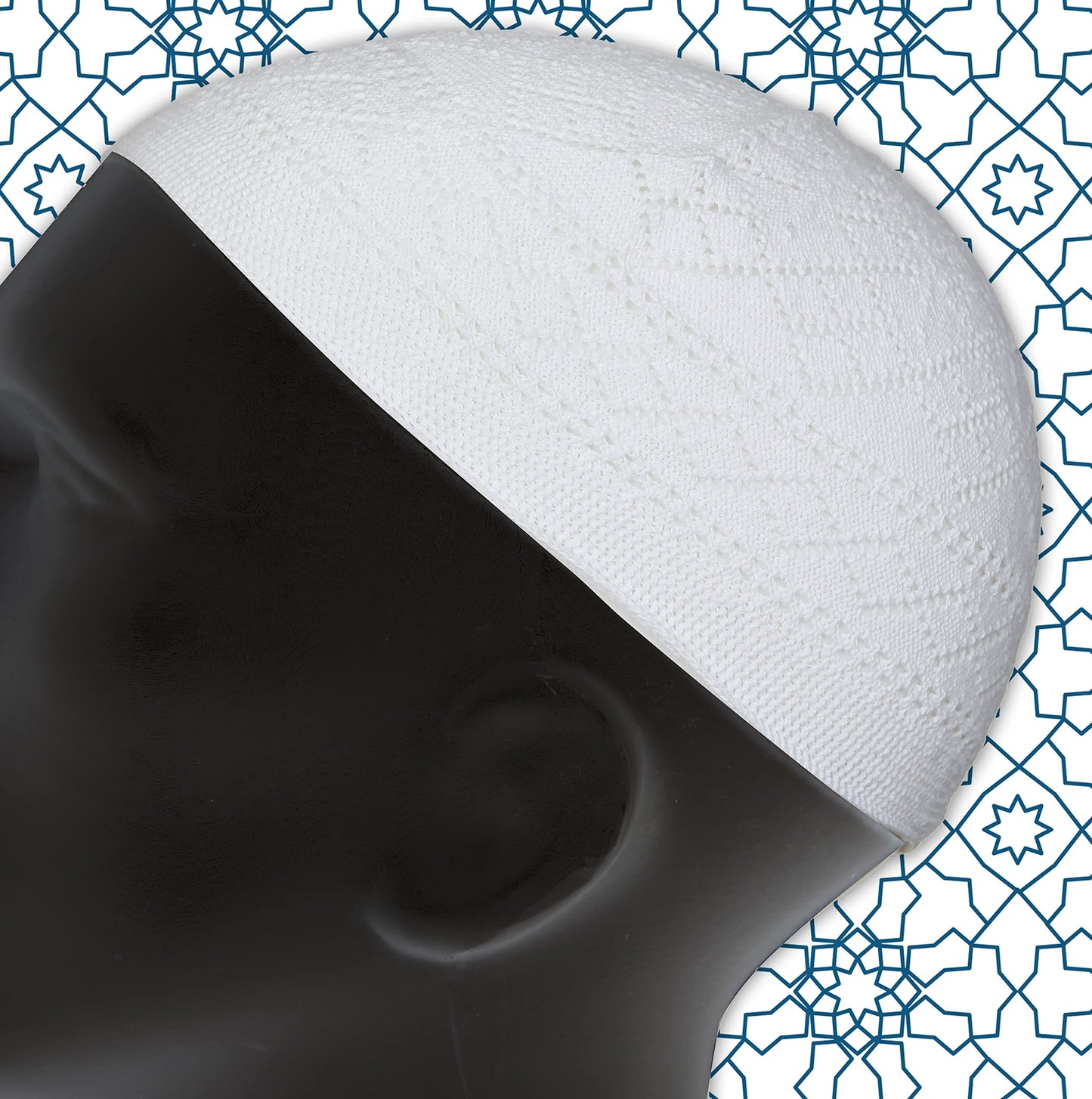 Kapobia Islamic Skull Cap – Traditional Kufi Hat for Men