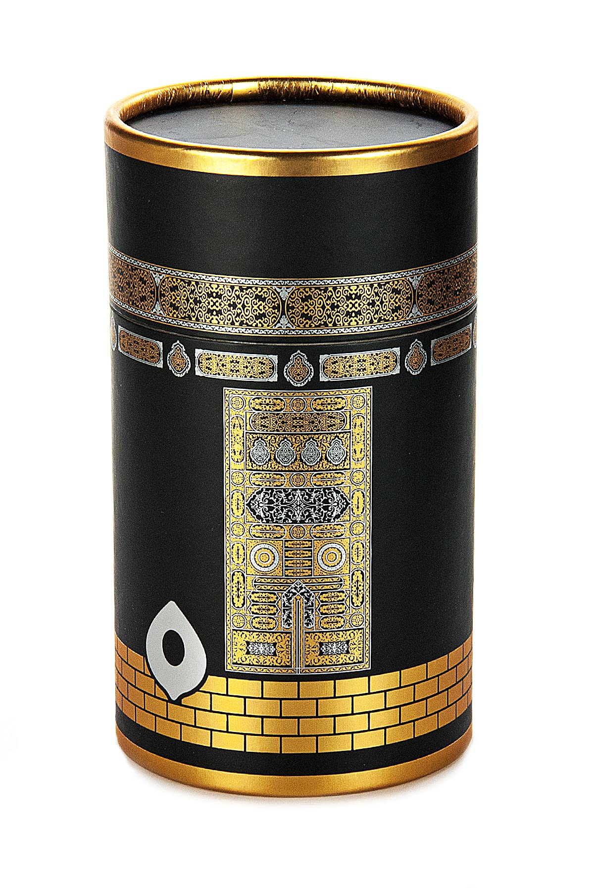 Ihvan Muslim Prayer Rug & Beads Gift Set – Elegant Black Sajadah