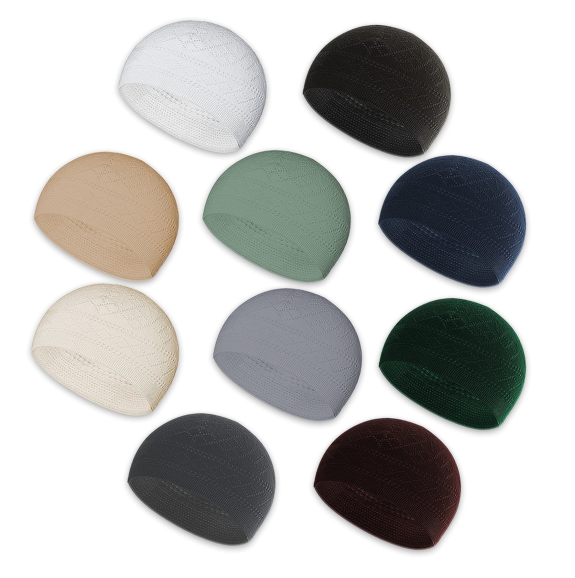 Kapobia Islamic Skull Cap – Traditional Kufi Hat for Men tmot.store