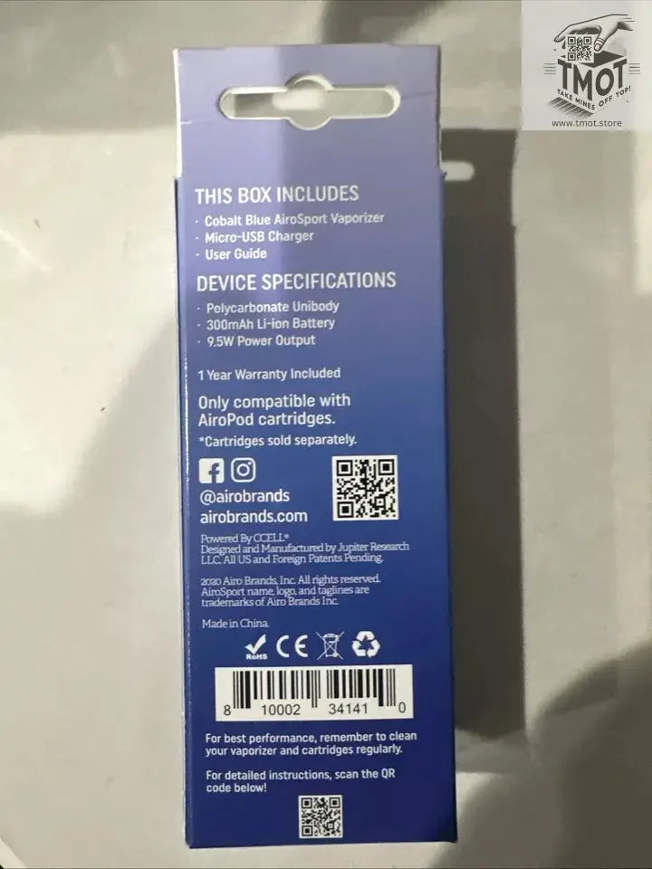 AIRO Sport (Cobalt Blue). tmot.store