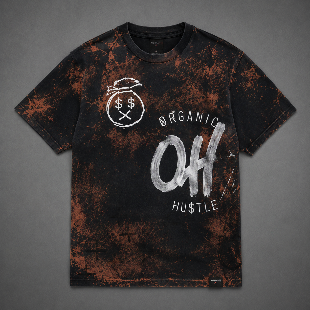 Organic Hustle — Bag Chaser 001 | One-of-One Set (Tee: L / Pants: 34x34)