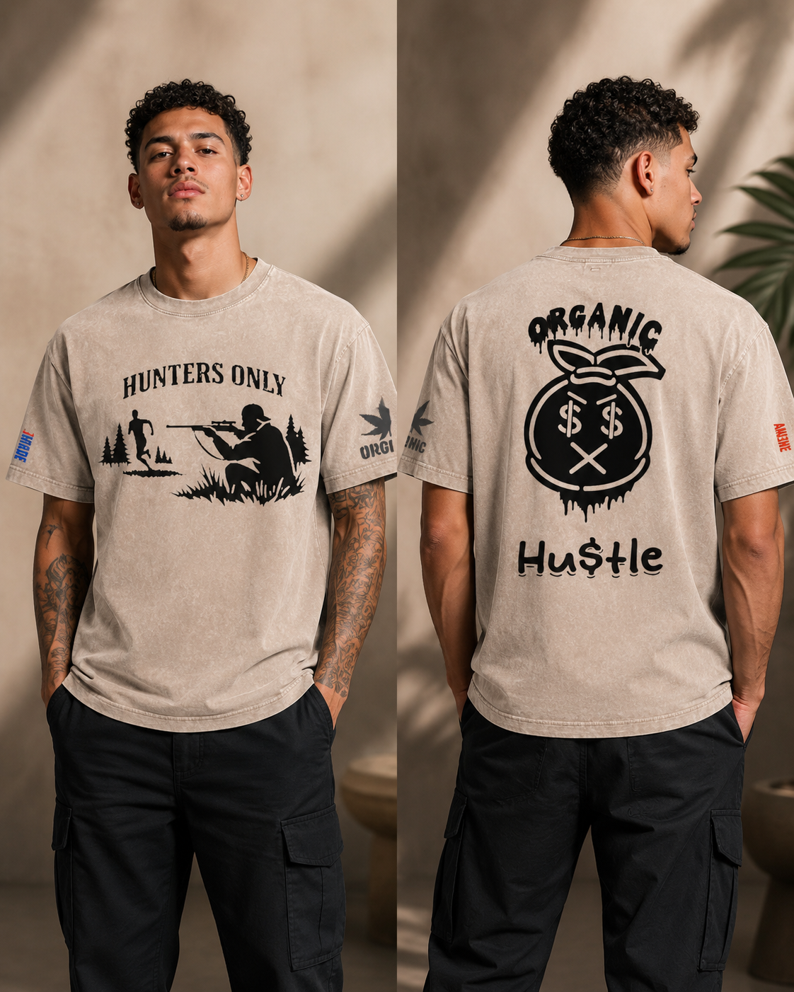 Hunters Only Stone Washed Tee