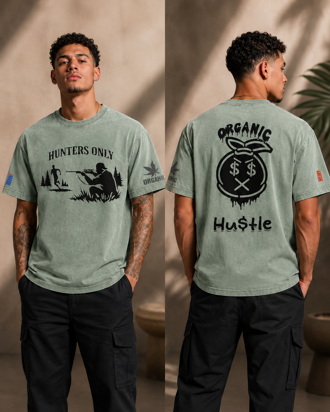 Hunters Only Stone Washed Tee