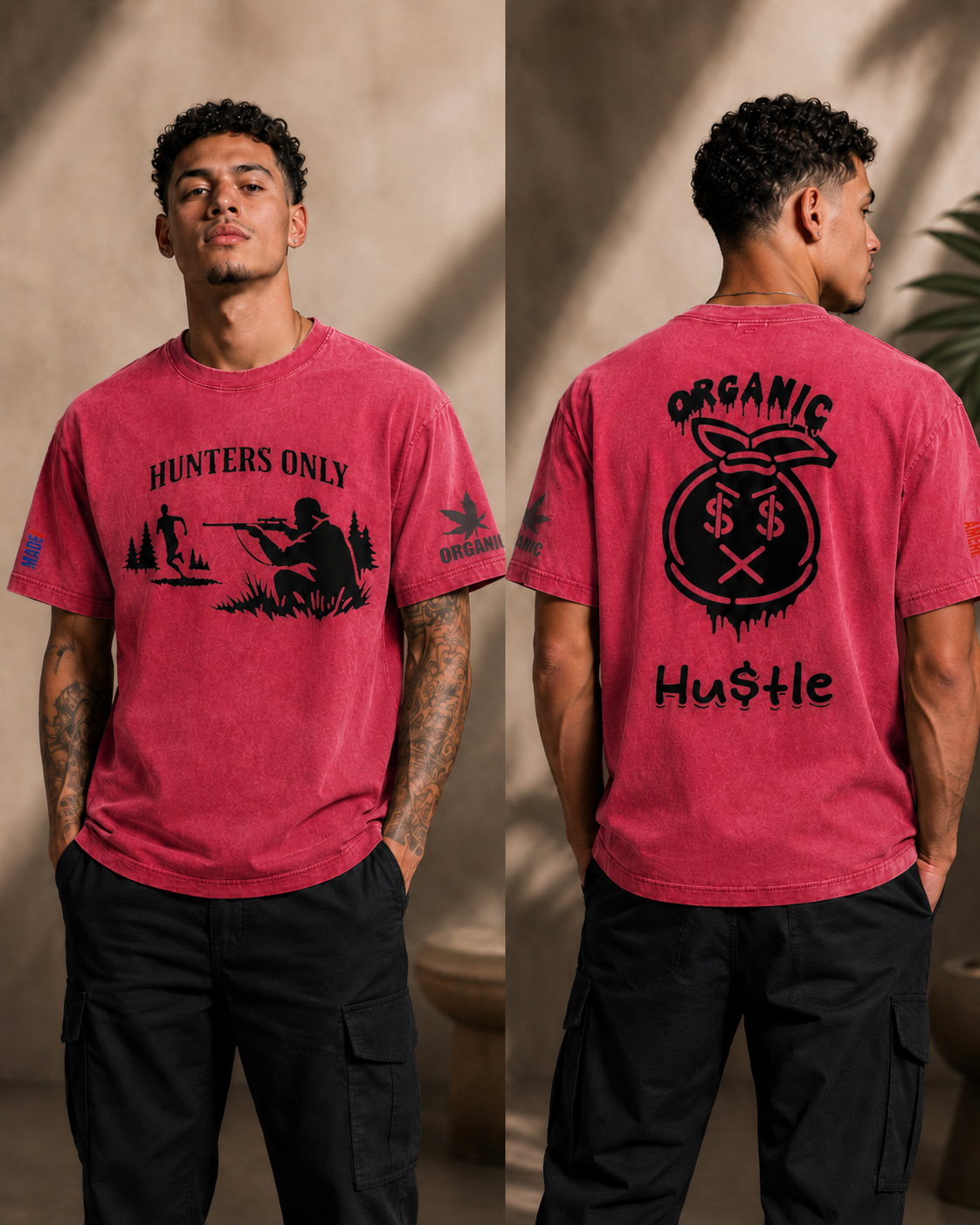 Hunters Only Stone Washed Tee
