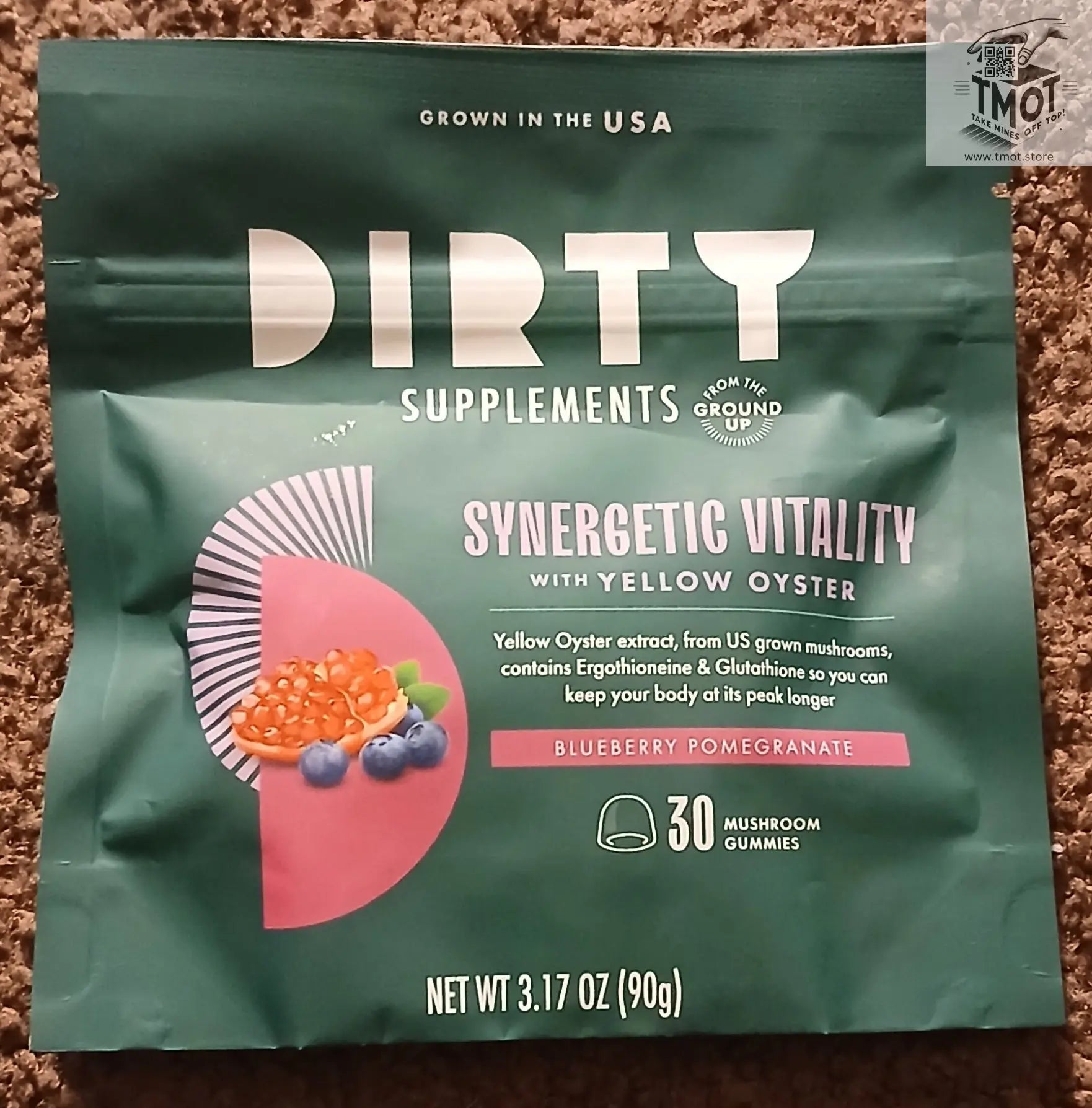 DIRTY Supplements Synergetic Vitality Mushroom Gummies tmot.store