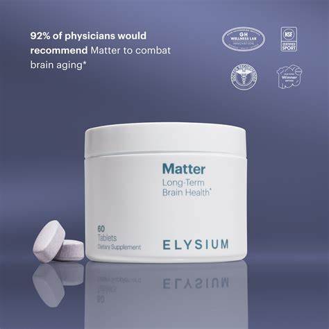 ELYSIUM MATTER Long Brain Health Dietary Supplement Tablets