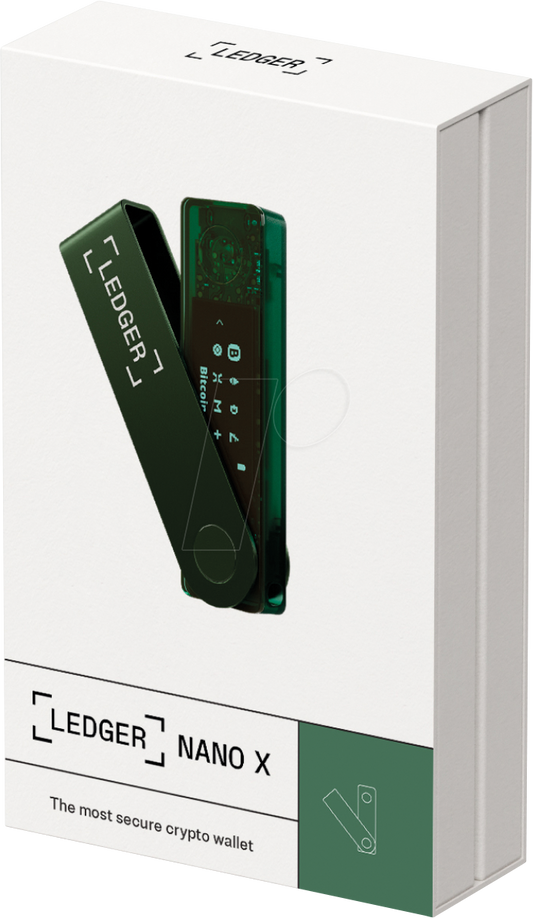 Ledger Nano X – Emerald Green Limited Edition Crypto Wallet (Open Box / Never Activated) tmot.store