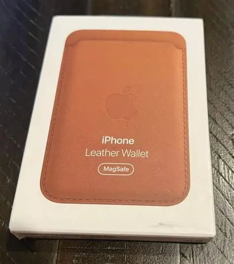 Apple iPhone Leather Wallet with MagSafe – Golden Brown (Genuine OEM) tmot.store