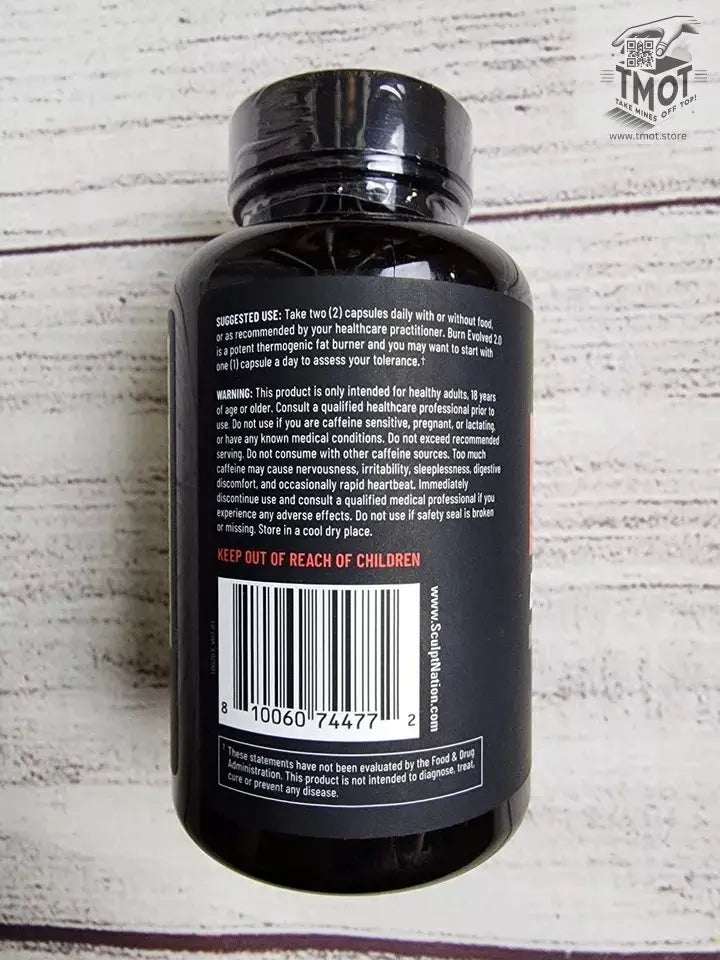 SCULPTnation BURN EVOLVED Vegetarian Capsules Dietary Supplement Success tmot.store