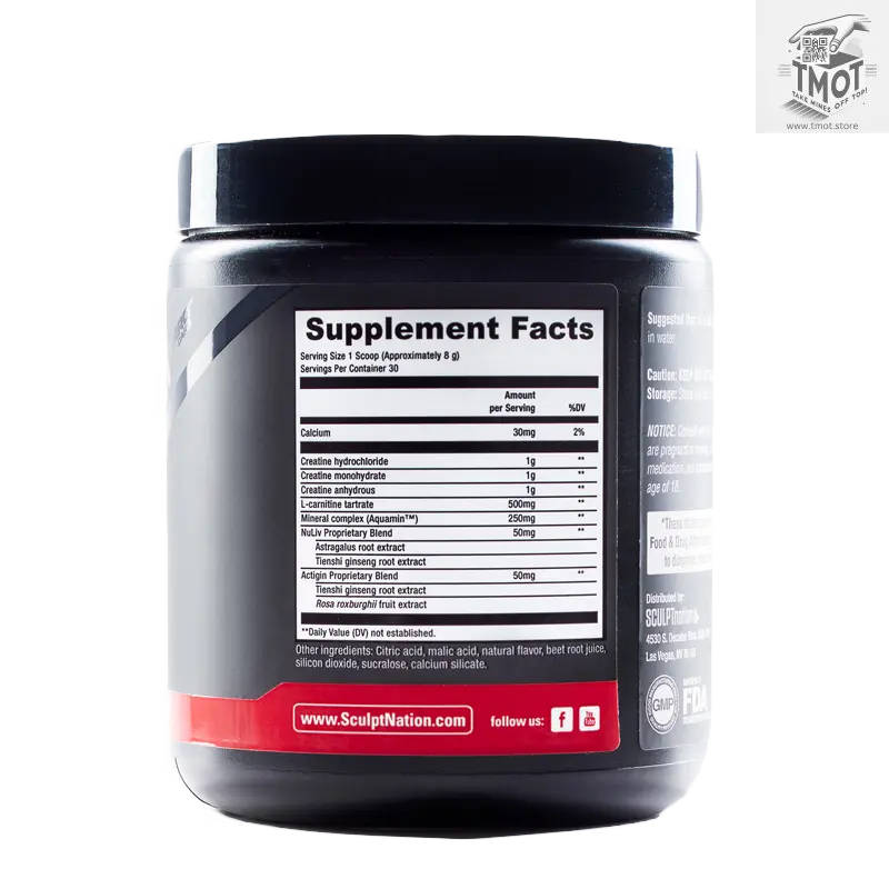 SCULPTnation Post Workout (Fruit Punch) tmot.store